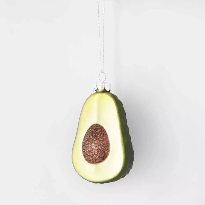 Avocado christmas tree decoration