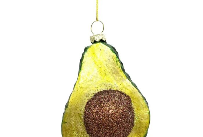 Avocado christmas tree decoration