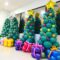 Balloon decoration christmas tree