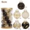 Black and white christmas tree decoration