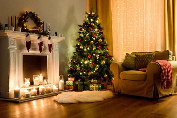 Christmas room living traditional beautiful decorate decor ways festive