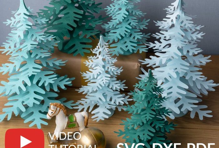 3d christmas tree door decoration