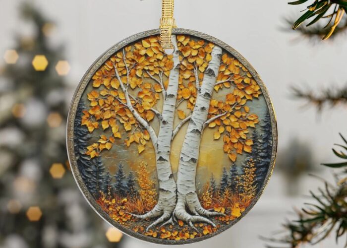 Birch tree for decoration