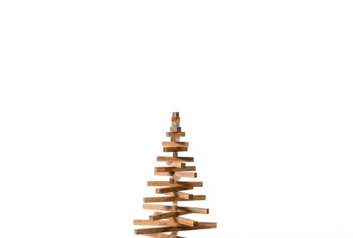 Bamboo christmas tree decoration