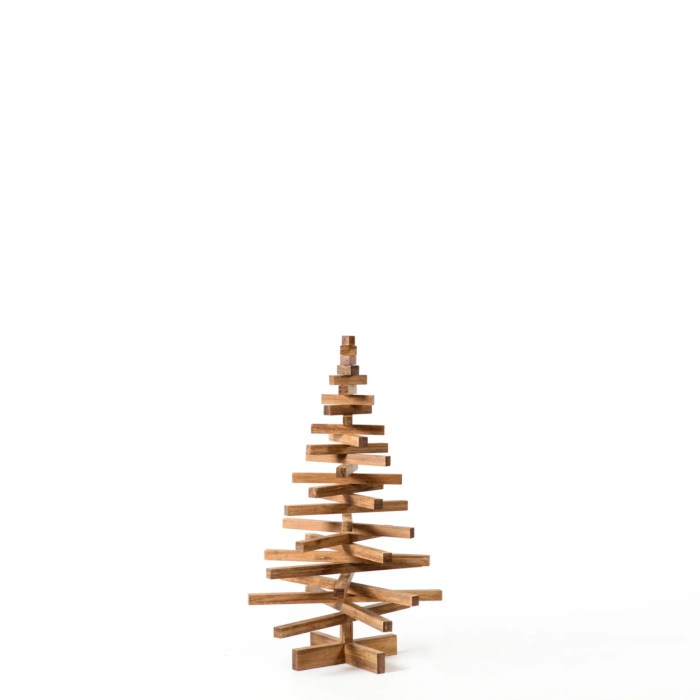 Bamboo christmas tree decoration