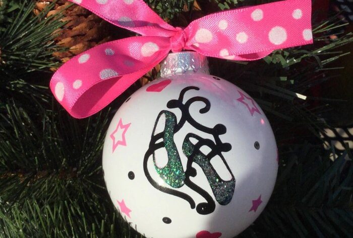 Ballet shoes christmas tree decoration