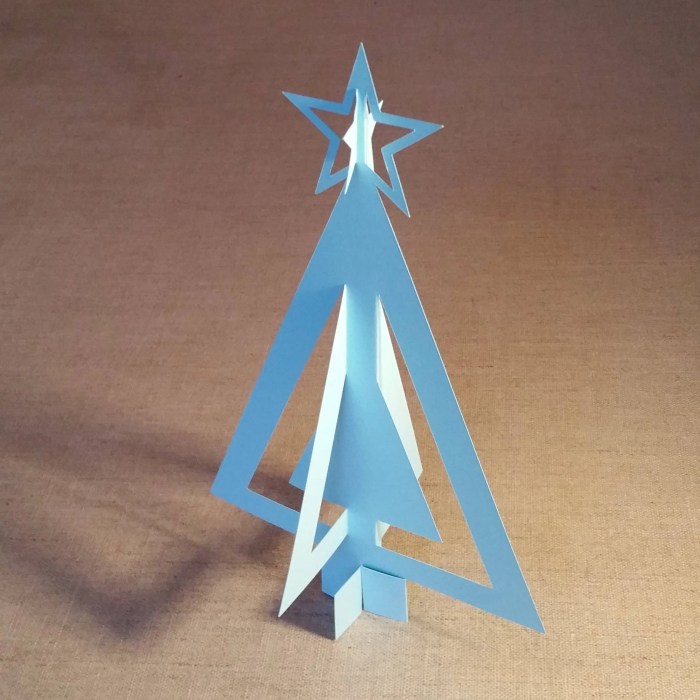 3d christmas tree door decoration